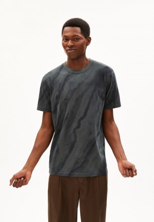 ARMEDANGELS AADONI EARTH T-Shirt Relaxed Fit made of Organic Cotton Space Steel | QLNCDZ-594