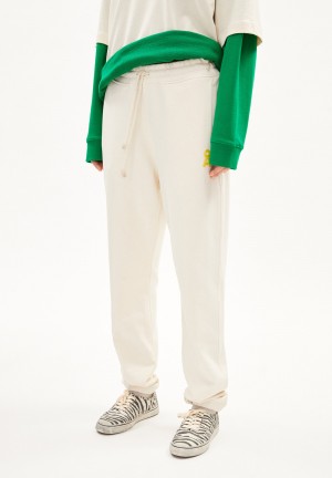 ARMEDANGELS AAIKE ICONIC CAPSULE Heavyweight Sweat Pants Regular Fit made of Organic Cotton Mix Undyed | SOHFWB-457