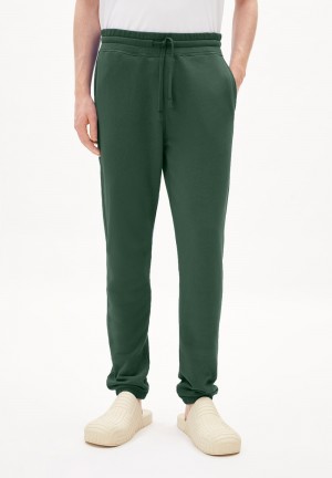 ARMEDANGELS AARDO COMFORT Sweat Pants made of Organic Cotton Mix Verde | JRVCYO-860