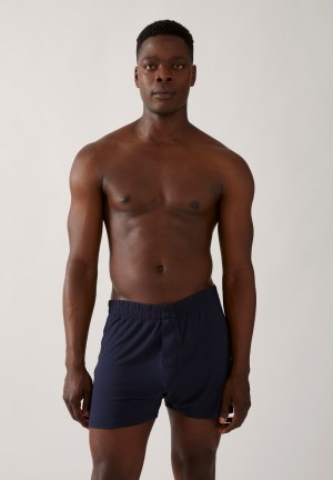 ARMEDANGELS AASKER Boxer aus TENCEL™ Modal Mix Night Sky | BYLWRI-631