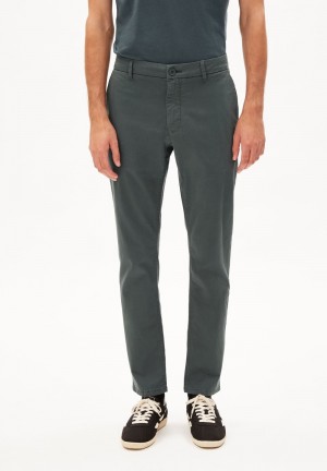 ARMEDANGELS AATHAN Chino Pants made of Organic Cotton Mix Space Steel | CEHYMS-736