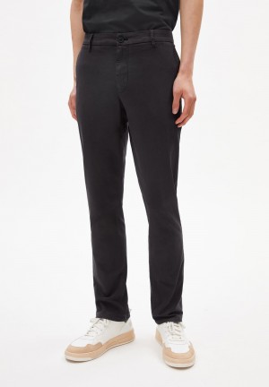 ARMEDANGELS AATHAN Chino Pants made of Organic Cotton Mix Graphite | KIEDLF-064