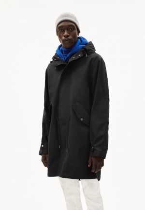 ARMEDANGELS ACAARDIA CORE Parka Relaxed Fit made of Organic Algodon Negras | FULYOS-569