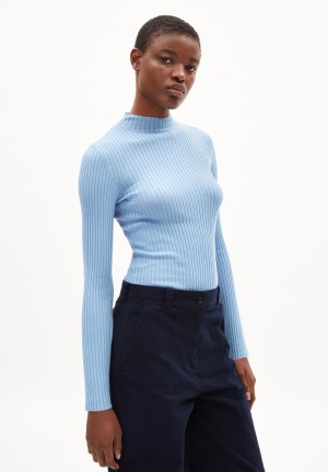 ARMEDANGELS ALAANIA Sweater Slim Fit made of Organic Cotton Azules | MFQAZI-051