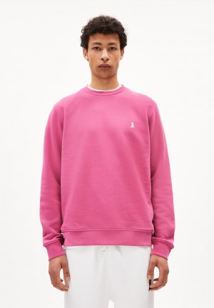 ARMEDANGELS BAARO COMFORT Sweatshirt Regular Fit made of Organic Cotton Mix Crushed Berry | NYTEKW-516