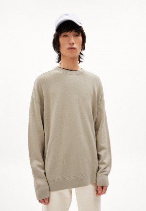 ARMEDANGELS BLODAA Sweater Relaxed Fit made of TENCEL™ Lyocell Mix Sand Stone | DETJZH-478