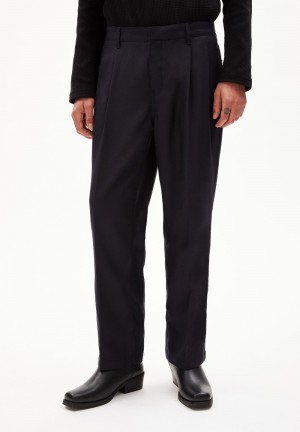 ARMEDANGELS CESAAROS Woven Pants made of TENCEL™ Lyocell Mix Night Sky | GMCOLD-142