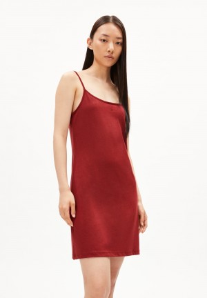 ARMEDANGELS DAARIMA Jersey Dress Slim Fit made of TENCEL™ Lyocell Mix Verde Menta | JONETQ-598