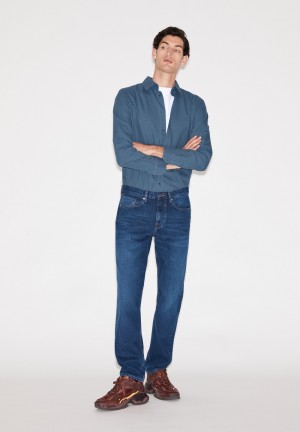 ARMEDANGELS DYLAANO Jeans Straight Leg Mid Waist recycled Cotton Non-Stretch Shower | NDHCMG-603