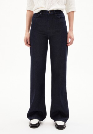 ARMEDANGELS ENIJAA FLOW Jeans Wide Leg High Waist TENCEL™ Lyocell Mix Non-Stretch Rinse | TPRIYV-176