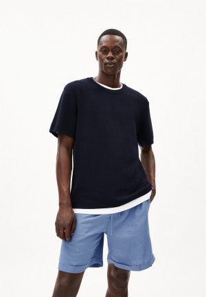 ARMEDANGELS ERWAAN T-Shirt Relaxed Fit made of Organic Cotton Night Sky | RDOILW-073