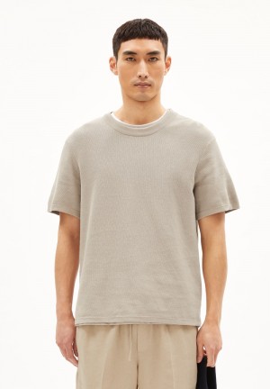 ARMEDANGELS ERWAAN T-Shirt Relaxed Fit made of Organic Cotton Sand Stone | OGCVRZ-165