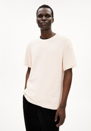 ARMEDANGELS ERWAAN T-Shirt Relaxed Fit made of Organic Cotton Oatmilk | HAVFSM-073