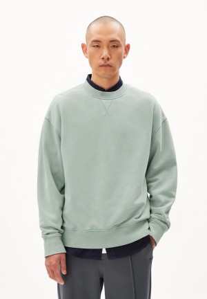 ARMEDANGELS ESAAD GMT DYE Sweatshirt Relaxed Fit made of Organic Cotton Morning Dew | FNRZBP-063
