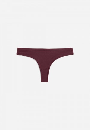 ARMEDANGELS FAARA String made of TENCEL™ Modal Mix Cranberry Juice | ZJGHAL-492