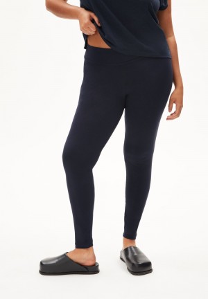 ARMEDANGELS FARIBAA Leggings made of Organic Cotton Mix Night Sky | QYHODN-274