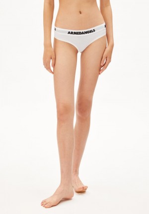 ARMEDANGELS FRYAA String made of Organic Cotton Mix Blanc | VYBZJE-534