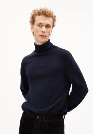 ARMEDANGELS GAARDO Sweater Regular Fit made of Organic Cotton Night Sky | BTCYVI-784