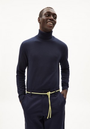 ARMEDANGELS GLAANUS Sweater Regular Fit made of Organic Cotton Night Sky | ONYPJG-756