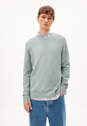 ARMEDANGELS GRAANMO Sweater Regular Fit made of Organic Cotton Morning Dew | PQDTOC-435