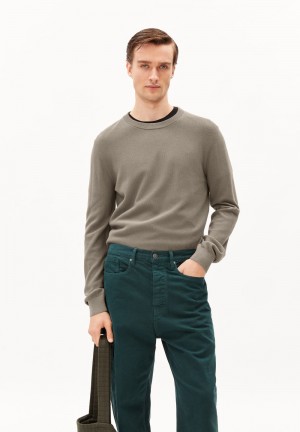 ARMEDANGELS GRAANOS Sweater Regular Fit made of Organic Cotton Muddy Water | LKIHAS-170