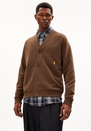 ARMEDANGELS HAAGE COMFORT Sweat Jacket Regular Fit made of Organic Cotton Mix Earth | PQESYM-038