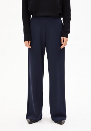 ARMEDANGELS HIMAARI Jersey Pants made of LENZING™ ECOVERO™ Mix Night Sky | ITZWEC-690
