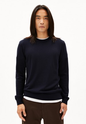 ARMEDANGELS HORAACIOS Sweater Regular Fit made of Organic Merino Wool Mix Night Sky | ZAQURE-327