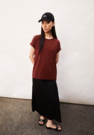 ARMEDANGELS IDAARA T-Shirt Loose Fit made of Organic Cotton Verde Menta | LHNSRQ-804