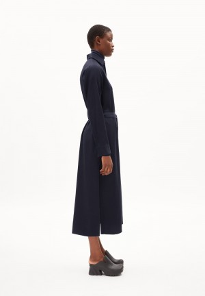 ARMEDANGELS INGRAA Woven Dress Relaxed Fit made of TENCEL™ Lyocell Mix Night Sky | YAIDPK-308