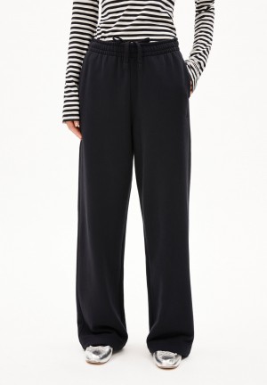 ARMEDANGELS IVAARA Sweat Pants made of Organic Cotton Negras | GYCJMV-817