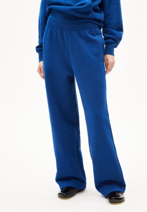 ARMEDANGELS IVAARA Sweat Pants made of Organic Cotton Azules | EADTIV-293