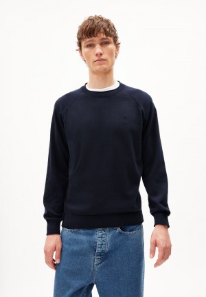 ARMEDANGELS JAAIRO Sweater Regular Fit made of Organic Cotton Night Sky | OVBHEX-184
