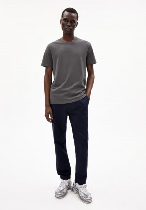 ARMEDANGELS JAAMES T-Shirt Regular Fit made of Organic Cotton Graphite | RXWGTE-463