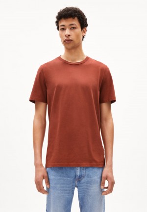 ARMEDANGELS JAAMES T-Shirt Regular Fit made of Organic Cotton Verde Menta | LIXRET-649