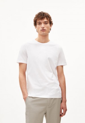 ARMEDANGELS JAAMES T-Shirt Regular Fit made of Organic Cotton Blancas | NEXRYA-183