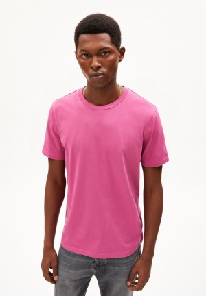 ARMEDANGELS JAAMES T-Shirt Regular Fit made of Organic Cotton Crushed Berry | ZOSNEJ-673