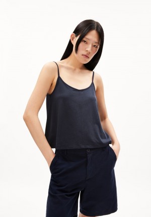 ARMEDANGELS JINTANAA Top Loose Fit made of TENCEL™ Lyocell Mix Night Sky | ZXHCGJ-597