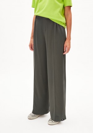 ARMEDANGELS JONVAALIE Woven Pants made of LENZING™ ECOVERO™ Viscose Space Steel | FZNUBD-825