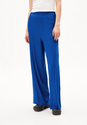 ARMEDANGELS JONVAALIE Woven Pants made of LENZING™ ECOVERO™ Viscose Azules | ZCQLHU-940