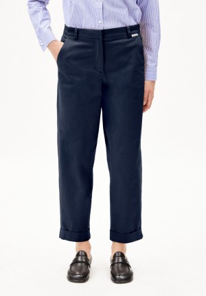 ARMEDANGELS KAADWI Chino Pants made of Organic Cotton Mix Night Sky | OGKMPH-163