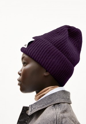ARMEDANGELS KAYAAS SOFT Beanie made of Merino-Wool Mix Azules | FXDTUG-795