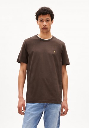 ARMEDANGELS LAARON Heavyweight T-Shirt Relaxed Fit made of Organic Cotton Earth | MLPCUT-463
