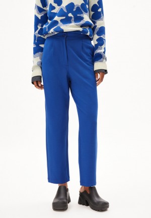 ARMEDANGELS LINAA LOU Jersey Pants made of Organic Cotton Mix Azules | UTDILS-763