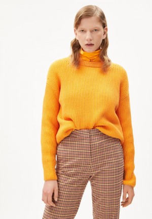 ARMEDANGELS NAARUKO Sweater Oversized Fit made of Organic Cotton Mix Sunset | GCALTX-601