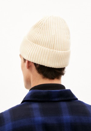 ARMEDANGELS NILDAAO COTTON Beanie made of Organic Cotton Oatmilk | TDGVCZ-910