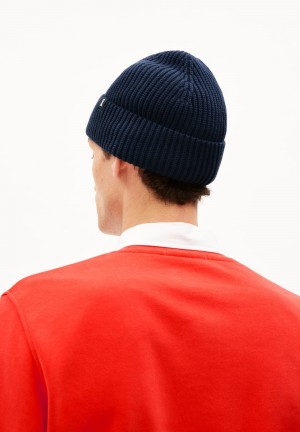 ARMEDANGELS NILDAAO COTTON Beanie made of Organic Cotton Night Sky | LQYGZJ-482