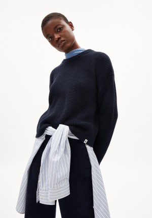 ARMEDANGELS NURIAAS Sweater Loose Fit made of Organic Cotton Night Sky | XLPRAO-923