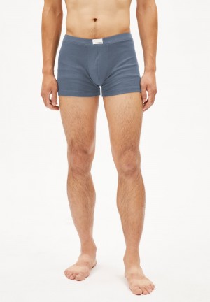 ARMEDANGELS RICAARD RIB Rib-Boxer made of Organic Cotton Mix Azules | TNFRGO-568