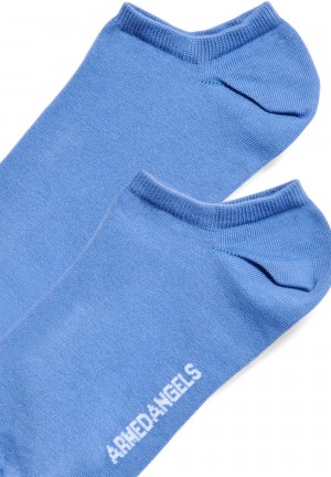 ARMEDANGELS SAALVO Socks made of Organic Cotton Mix Azules | DRQTNH-680